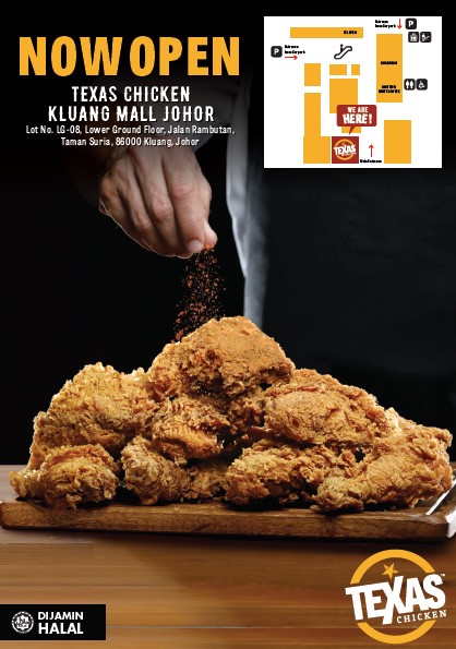 TEXAS CHICKEN KLUANG MALL, JOHOR | Envictus
