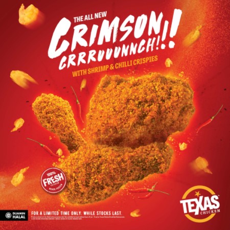 Crimson crunch texas chicken